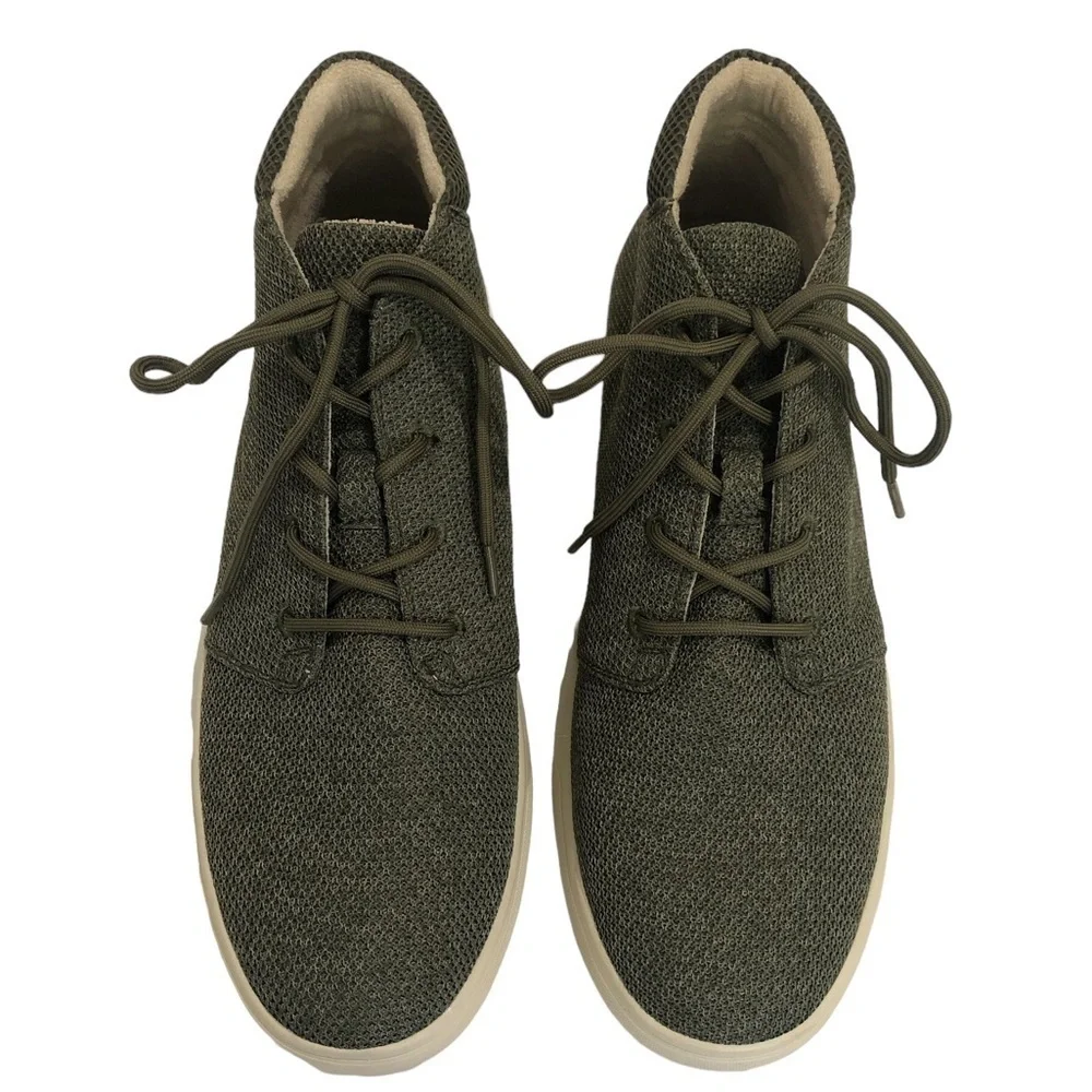 Baretraps Men’s Luca Lace-Up Sneakers Shoes Size 11M Dark Sage Green Comfort EUC - Picture 3 of 9